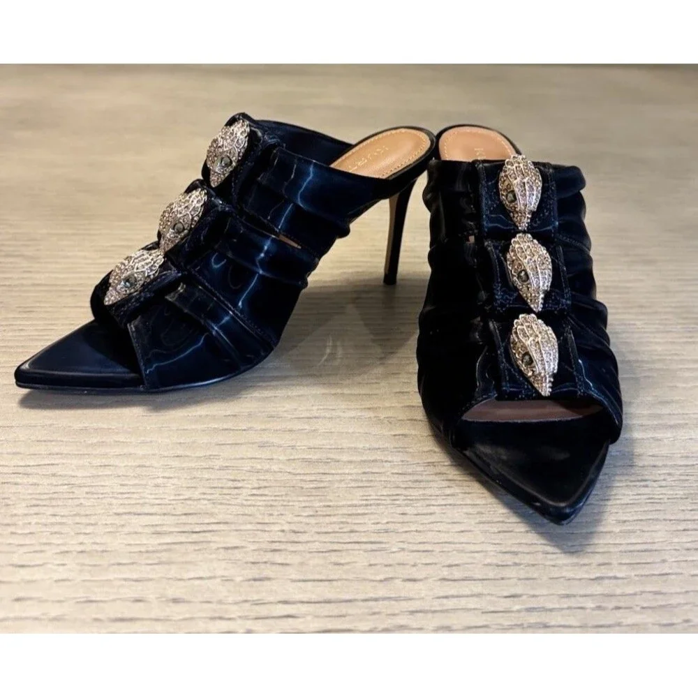 KURT GEIGER Kensington Soft Bow Mule Heel. Sizes 5.5,6,6.5,7